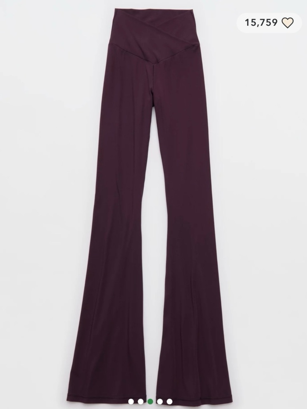 OFFLINE By Aerie Real Me High Waisted Crossover Flare Legging - Picture 3 of 5